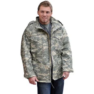 MIL-TEC MILITÄRISCHE HERREN COMBAT M65 JACKE ARMEE TACTICAL PATROL MANTEL ACU DIGITAL TA
