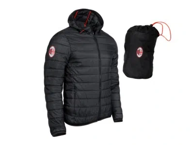 MILAN JACKE HERREN ULTRALEICHT AC MILAN SCHWARZ ANPASSBARE PS 27871