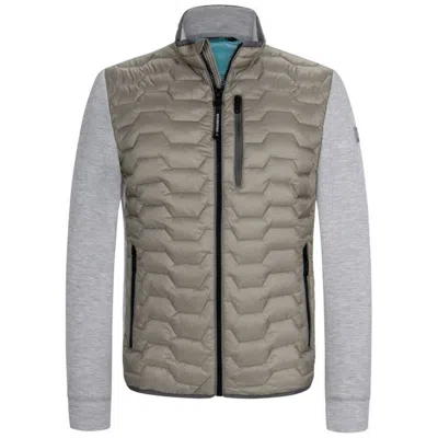 MILESTONE MILESTONE HERREN FREIZEIT JACKE STEPPJACKE MS CAPRI 21040060115 14 HELL BEIGE