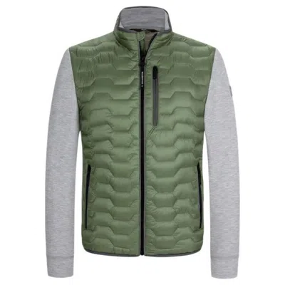 MILESTONE MILESTONE HERREN FREIZEIT JACKE STEPPJACKE MS CAPRI 21040060115 41 HELLGRÜN