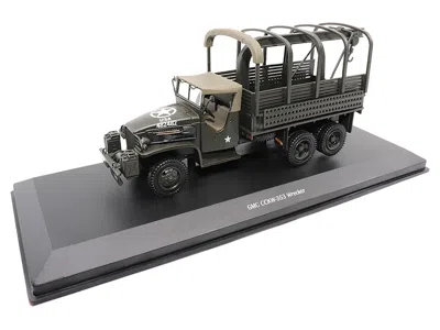 MILITARIA DIE CAST GMC CCKW353 WRECKER TOW TRUCK OLIVE DRAB "UNITED STATES ARMY" 1/43 DIECAST MODEL BY MILITARIA DIE CA