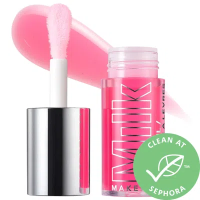 MILK MAKEUP KUSH HYDRATING SHEER LIP OIL PINK MAGIC 0.19 OZ / 5.5 ML