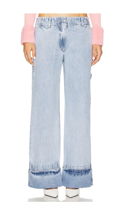 MILKWHITE WIDE LEG JEANS