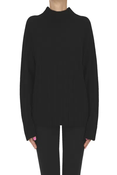 MILLENOVCENTOCINQUANTA7 RIBBED KNIT PULLOVER