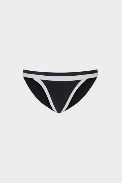 MILLY POSITANO COLOR BLOCK BIKINI BOTTOM
