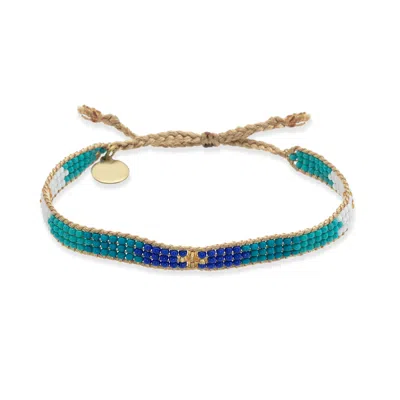 MILOU JEWELRY WOMEN'S MIA BEADED BRACELET - BLUE