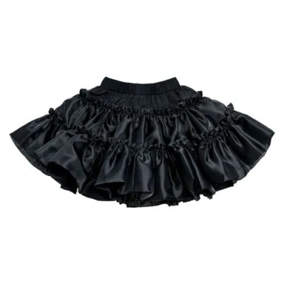 MIMI TUTU MIMI TUTU FRILLED SATIN SKORT