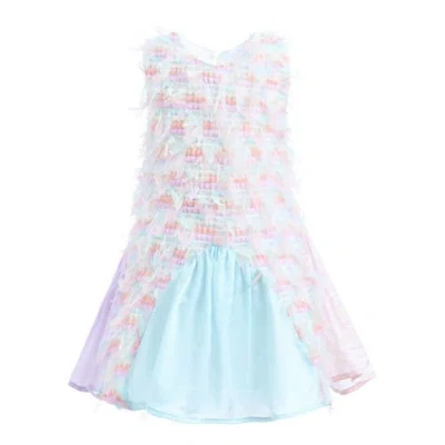 MIMI TUTU MIMI TUTU RAINBOW QUILTED DRESS