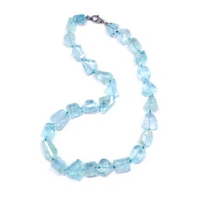 MINERALGEMS ✩ STUDIO WOMEN'S SEA BLUE AQUAMARINE NECKLACE