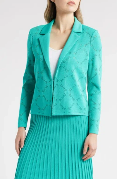 MING WANG MING WANG BURNOUT KNIT JACKET