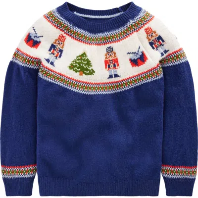MINI BODEN MINI BODEN KIDS' FAIR ISLE CREWNECK SWEATER