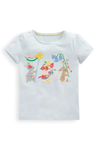 MINI BODEN MINI BODEN KIDS' PARADE APPLIQUÉ COTTON GRAPHIC T-SHIRT