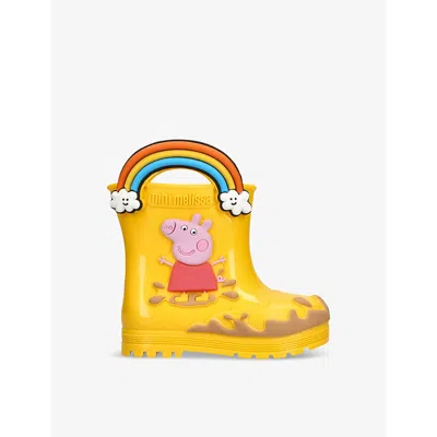 MINI MELISSA KIDS' PEPPA PIG RUBBER WELLINGTON BOOT