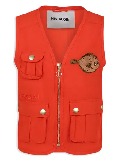 MINI RODINI POCKETED GILET