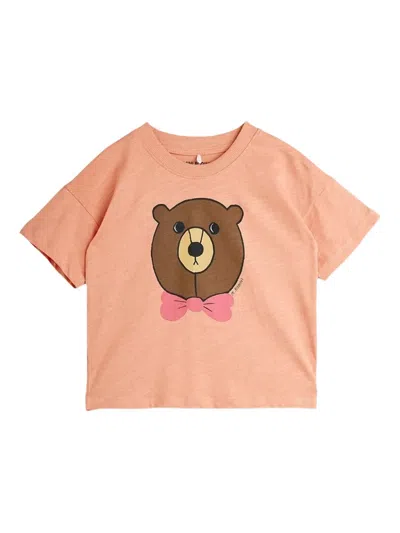 MINI RODINI TEDDY BEAR-PRINT T-SHIRT