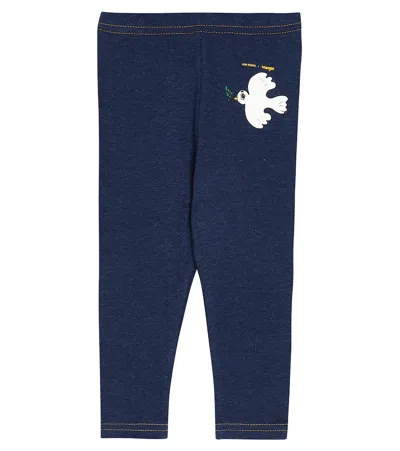 MINI RODINI X WRANGLER BABY PEACE DOVE LEGGINGS