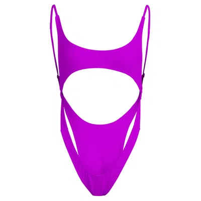 MINIMALE ANIMALE WOMEN'S DYNAMO ONE PIECE SWIMSUIT - UNCUT GEM PURPLE