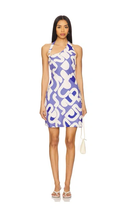 MINKPINK IRIS ASYMMETRIC MINI DRESS