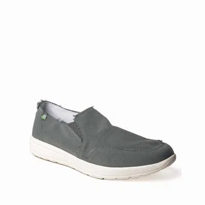 MINNETONKA MEN'S EXPANSE CANVAS SLIP-ON SNEAKERS IN GREY