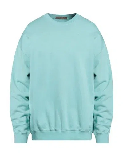 MINT MINT MAN SWEATSHIRT TURQUOISE SIZE L COTTON