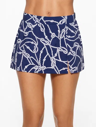 MIRACLESUIT MISSES - MIRACLESUITÂ® VENTED SKIRT - KNOTTED ROPES - INK - 16 TALBOTS