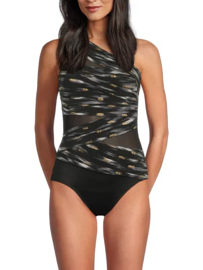 MIRACLESUIT WOMEN'S JENA DRAPED ONE-PIECE SWIMSUIT