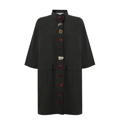 MIRIMALIST WOMEN'S GREEN STONE AGE DRESS JACKET KHAKI