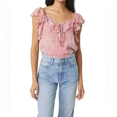 MISA $292 MISA LOS ANGELES LUCA TOP IN PUGLIA PAISLEY SIZE: X-SMALL