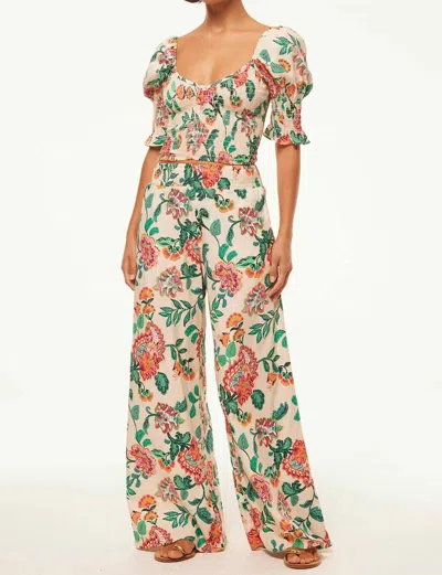 MISA CALLA TOP IN MALIKA PAISLEY FLORAL