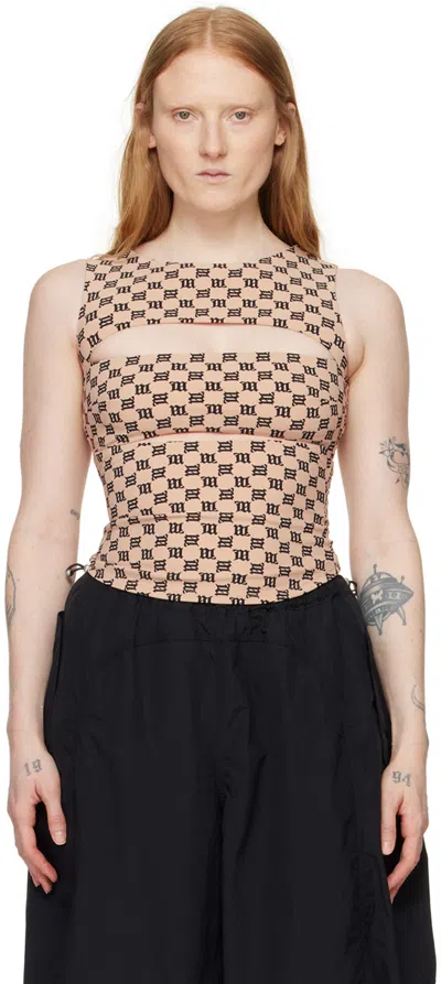 MISBHV BEIGE ELENA TANK TOP