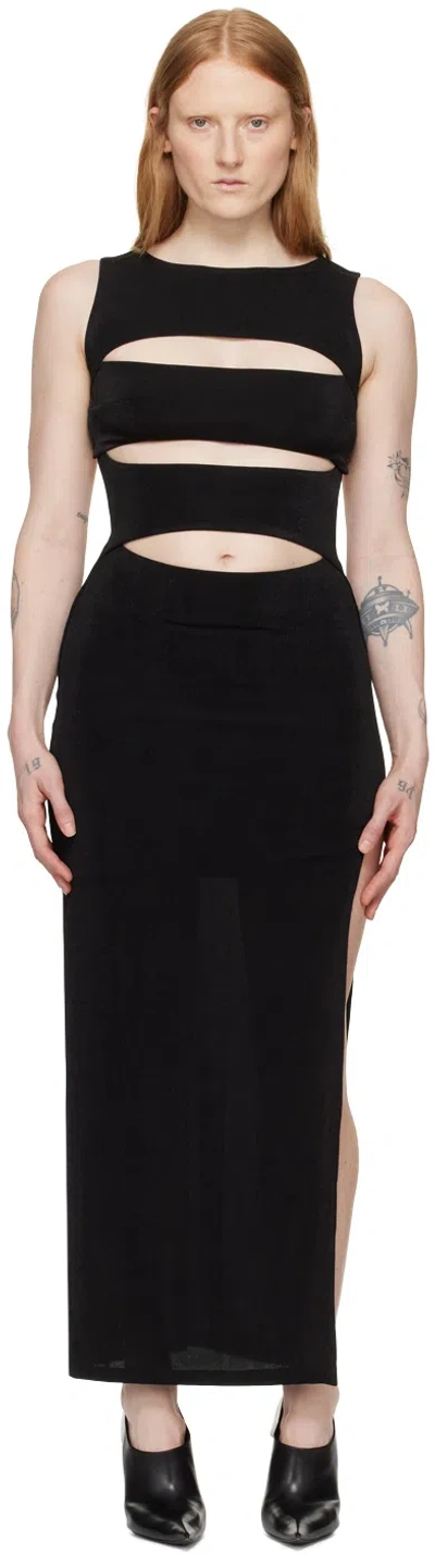 MISBHV BLACK ELENA MAXI DRESS