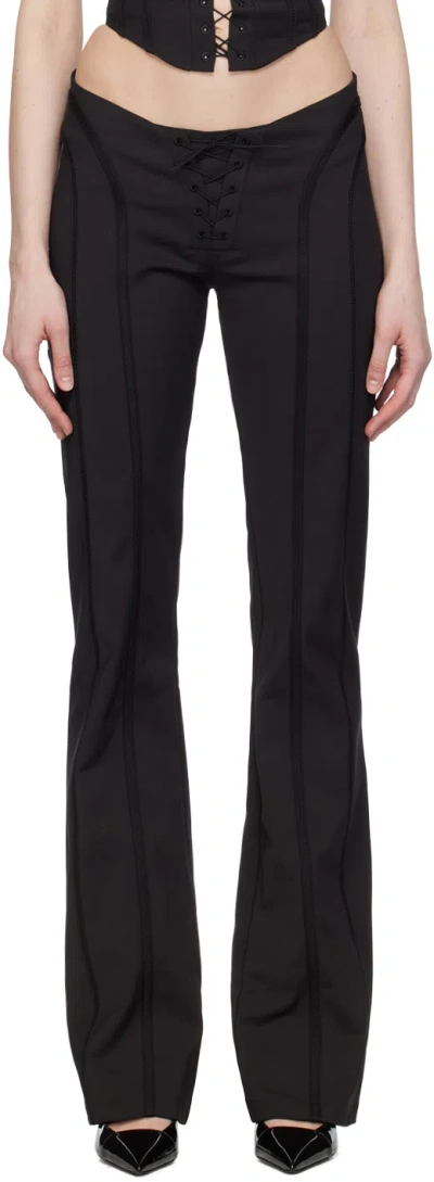 MISBHV BLACK LARA TROUSERS