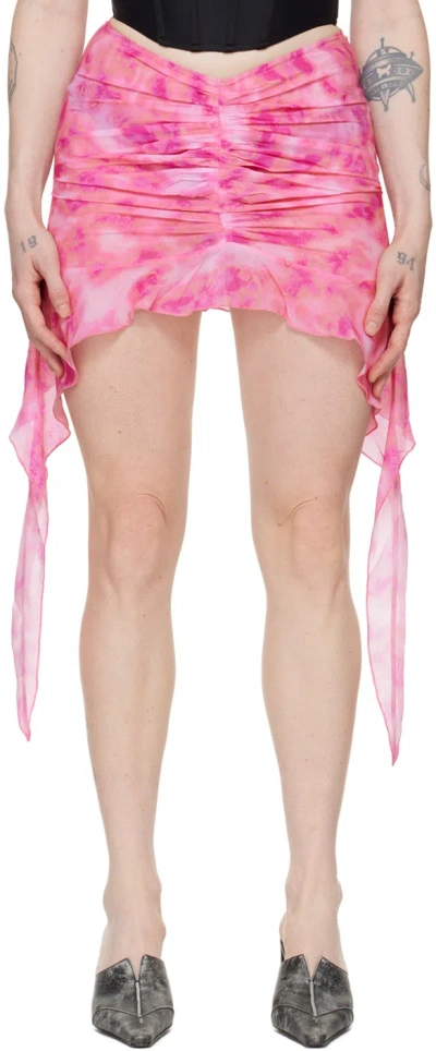 MISBHV PINK CAMO MINISKIRT