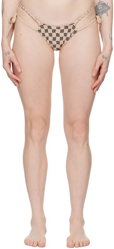 MISBHV SSENSE EXCLUSIVE BEIGE MONOGRAM BIKINI BOTTOM