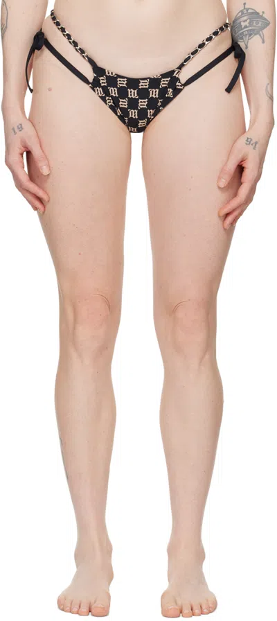 MISBHV SSENSE EXCLUSIVE BLACK MONOGRAM BIKINI BOTTOM