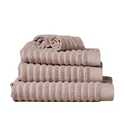 MISONA SILVER ORGANIC COTTON MINIMO TOWEL SET - LIGHT GREY