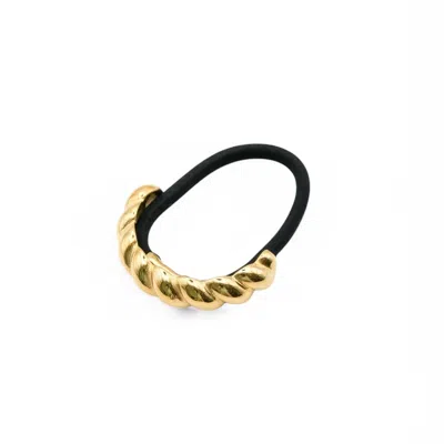 MISS CECILIA WOMEN'S GOLD CELINE HAIR TIE