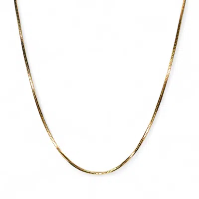 MISS CECILIA WOMEN'S GOLD SERPENTINE CHAIN NECKLACE