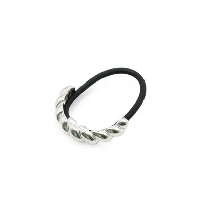 MISS CECILIA WOMEN'S SILVER CELINE HAIR TIE