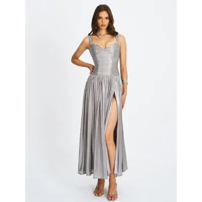 MISS CIRCLE MISS CIRCLE PALMER GLITTER DROP WAIST MAXI DRESS