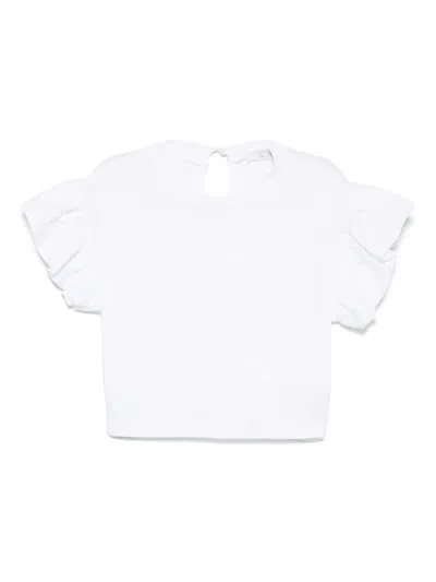 MISS GRANT RUFFLE-DETAIL T-SHIRT