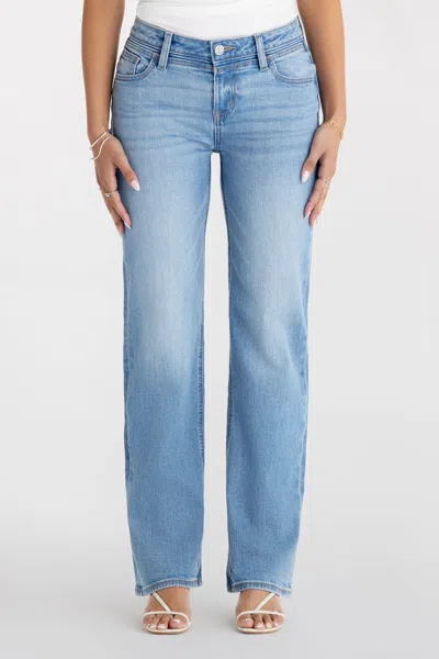 MISS ME AZURINE SLIM WIDE - 34 / 30" / LIGHT WASH