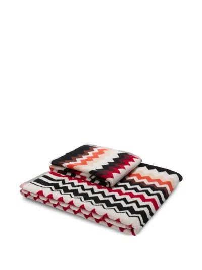 MISSONI BEST CHEVRON-PATTERNED BATH TOWEL SET