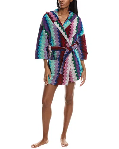 MISSONI CHANTAL HOODED BATHROBE