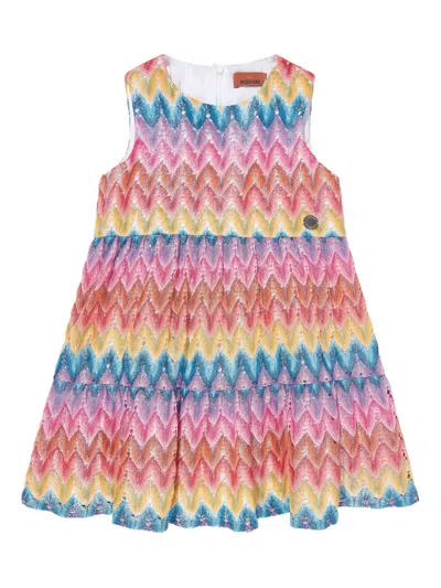 MISSONI CHEVRON-KNIT DRESS