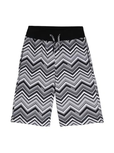 MISSONI CHEVRON-PRINT BERMUDA SHORTS