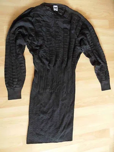 MISSONI MISSONI CHICES STRICKKLEID SCHWARZ GR. 46 ( 40 ) NEU ZC815