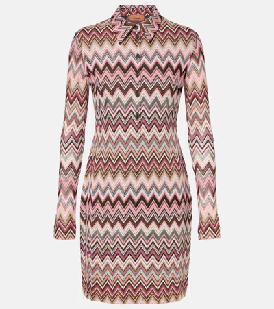 MISSONI COTTON-BLEND MINIDRESS
