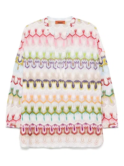 MISSONI CROCHET-KNIT MINI DRESS