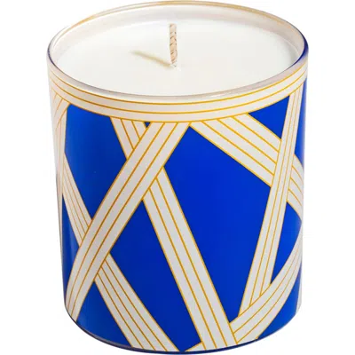 MISSONI HOME TABLEWARE MISSONI HOME TABLEWARE SCENTED CANDLE NASTRI 220GR  BICOLORE 2 BLUE DIAM. 3.3", H 3.5"